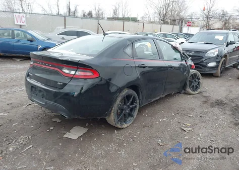 2015 Dodge Dart Gt z USA, uszkodzony, nr VIN 1C3CDFEB4FD346525